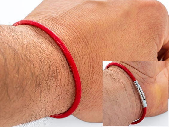 Skórzany rzemień 3mm + eleganckie zapięcie